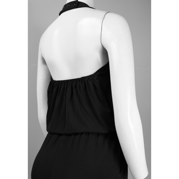 Halter Jumpsuit(JS4R5824/BLACK) - Picture 4 of 5